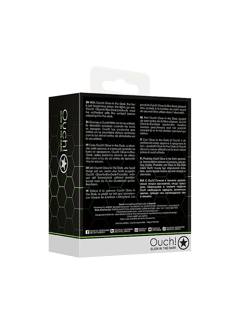 Vibrierender Masturbator Glow in the Dark – Ouch! by Shots