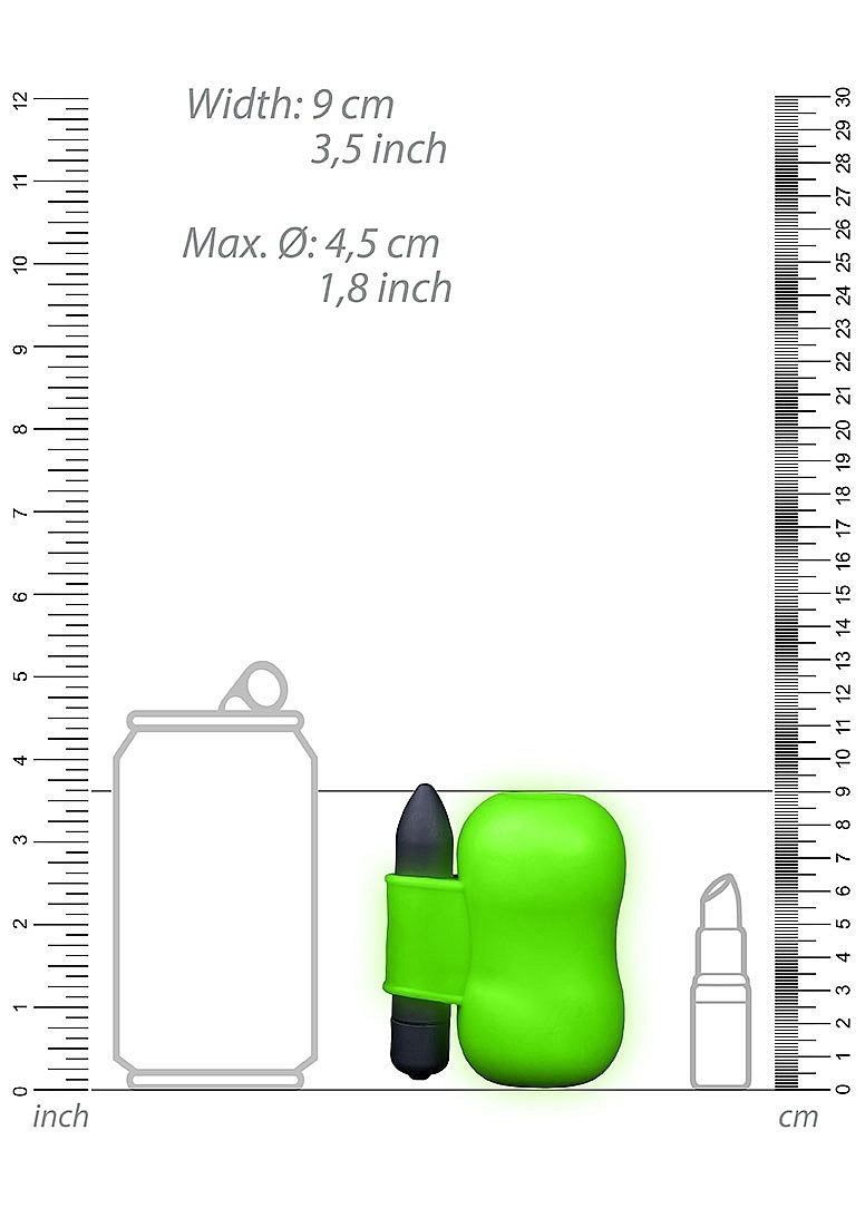 Vibrierender Masturbator Glow in the Dark – Ouch! by Shots