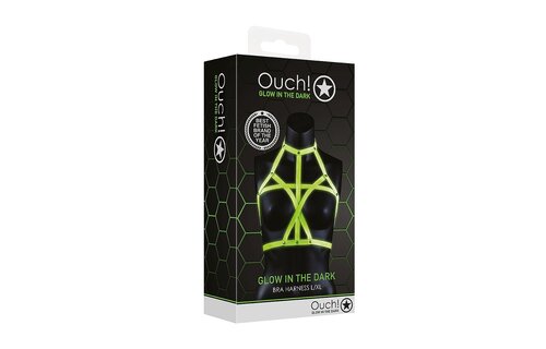 BH-Harnisch Glow In The Dark | Ouch! Sexy Bondage L/XL
