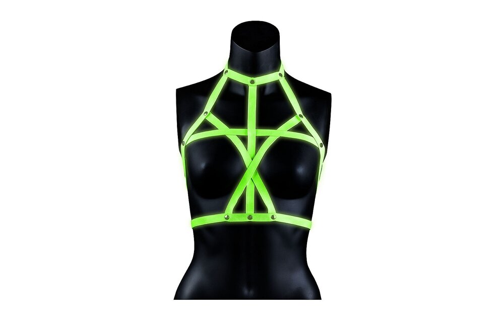 Bh Harnas Glow In The Dark | Ouch! Sexy Bondage L/XL