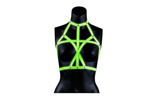 Bh Harnas Glow In The Dark | Ouch! Sexy Bondage L/XL