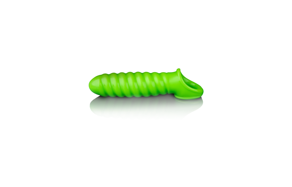 Swirl Glow in the Dark Penis Sleeve – Stylish Bondage Flair