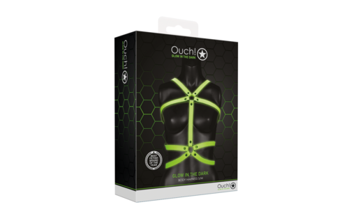 Lichaamsharnas Glow In The Dark – Sexy, Verstelbaar & Groen