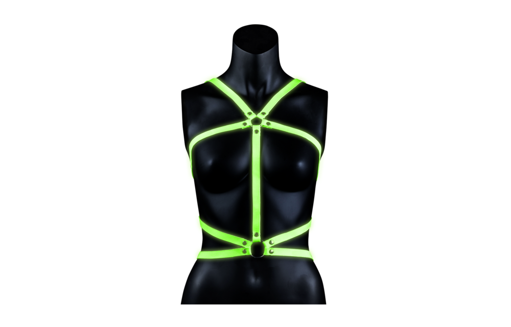 Body Harness Glow In The Dark – Sexy, Adjustable & Green