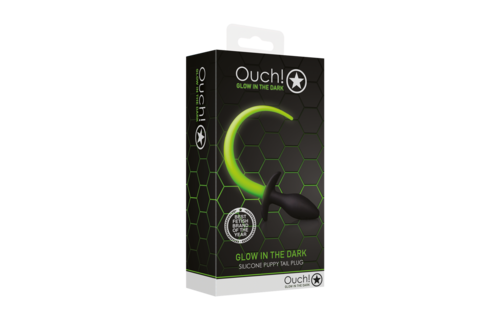 Puppy Staart Plug Glow in the Dark - Speels & Stoer!