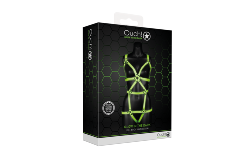 Sexy Glow-in-the-Dark-Harness | Körperbedeckend & verstellbar