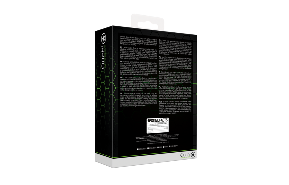 Sexy Glow-in-the-Dark-Harness | Körperbedeckend & verstellbar