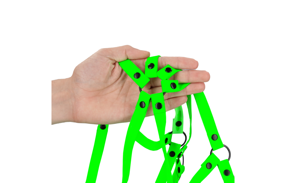 Sexy Glow-in-the-Dark-Harness | Körperbedeckend & verstellbar