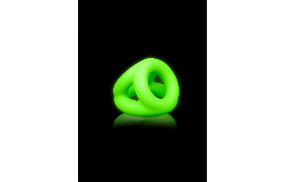 Cockring Ball Strap Glow Groen – Stevige Erecties & Fun