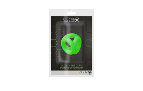 Cock Ring Ball Strap Glow Green – Firm Erections & Fun