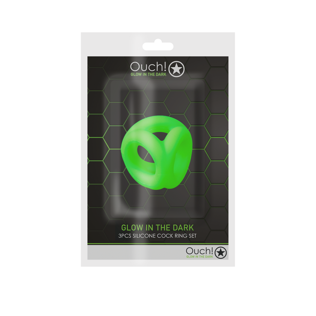 Cock Ring Ball Strap Glow Green – Firm Erections & Fun