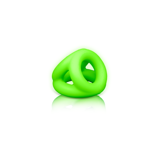 Cock Ring Ball Strap Glow Green – Firm Erections & Fun