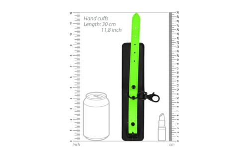 Hand- und Fußfesseln Glow-In-The-Dark | Ouch! By Shots