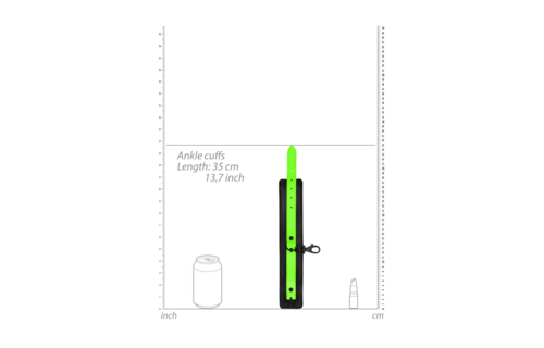 Hand- und Fußfesseln Glow-In-The-Dark | Ouch! By Shots