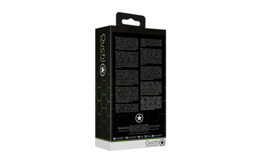 Buttplug met Cockring 4,3 cm Glow in the Dark – Ouch!