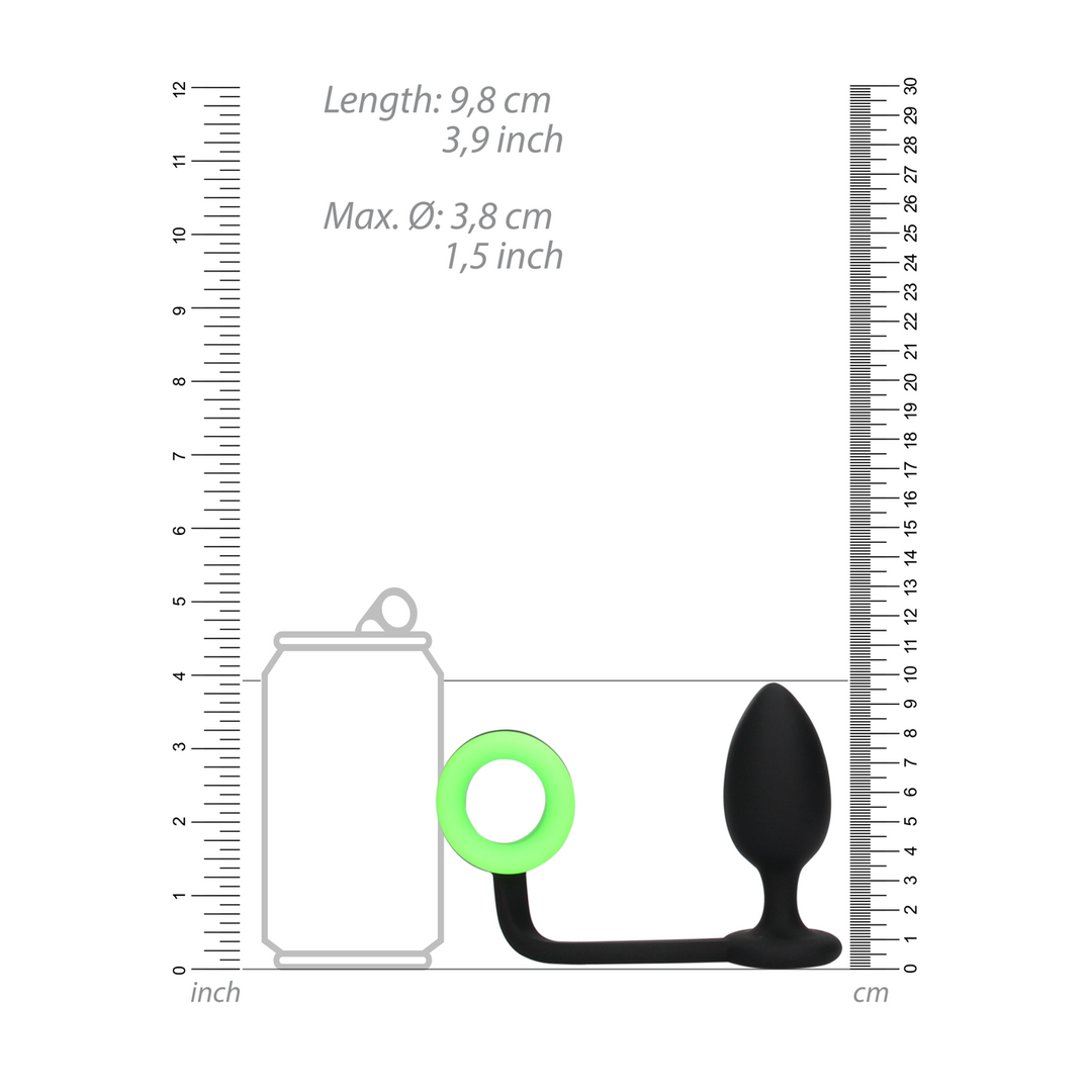 Buttplug met Cockring