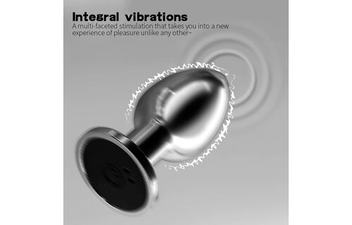 Vibrating Steel Butt Plug Small 7.1 cm – Luxury Vibration