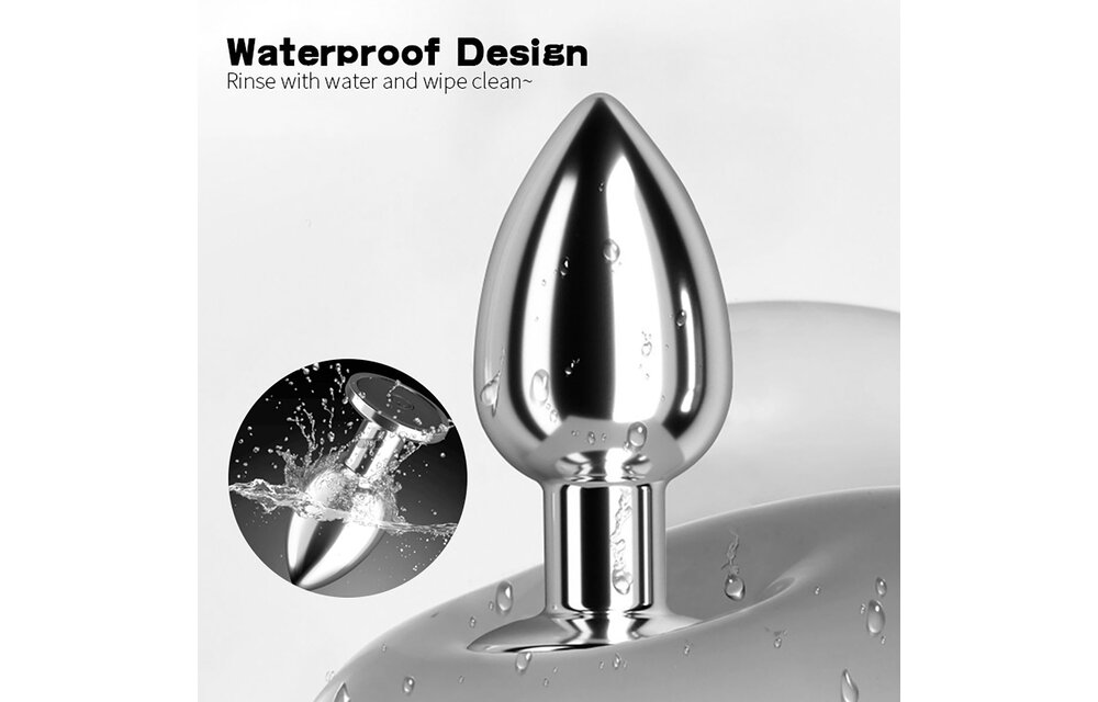 Vibrating Steel Butt Plug Small 7.1 cm – Luxury Vibration