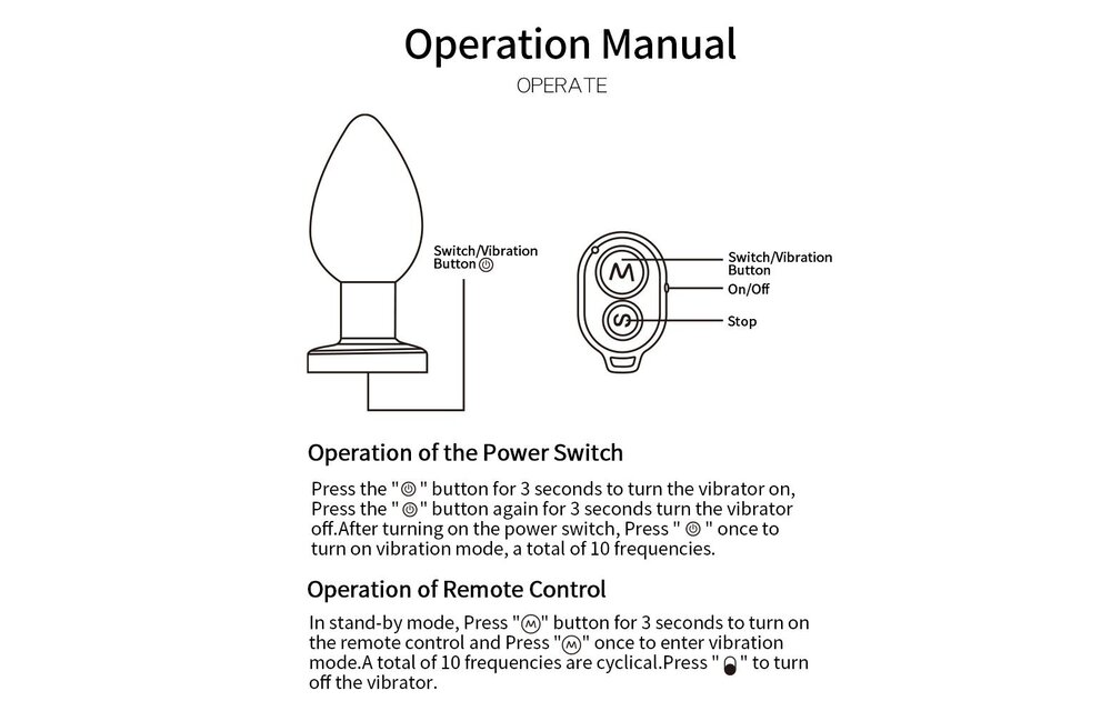 Vibrerende Stalen Butt Plug Small 7,1 cm – Luxe Vibratie