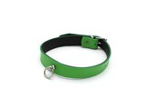Leren Collar Mini O-Ring Groen