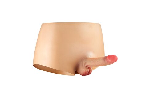 Real Manly Hollow Realistic Dildo Body Suit