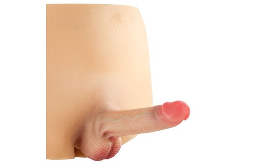 Real Manly Hollow Realistic Dildo Body Suit