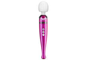 Wand Vibrator Pixey Deluxe - Pink Chrome