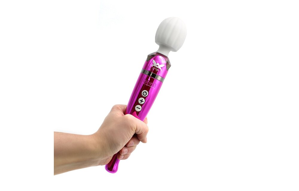 Pixey Deluxe Pink Wand Vibrator – Leistungsstark & wiederaufladbar