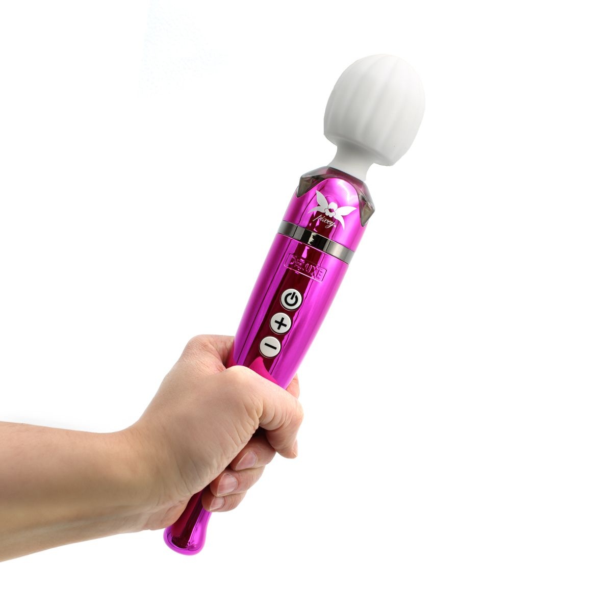Pixey Deluxe Pink Wand Vibrator – Leistungsstark & wiederaufladbar
