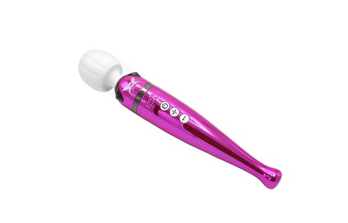 Pixey Deluxe Pink Wand Vibrator – Leistungsstark & wiederaufladbar