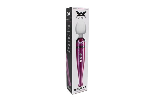 Wand Vibrator Pixey Deluxe - Pink Chrome