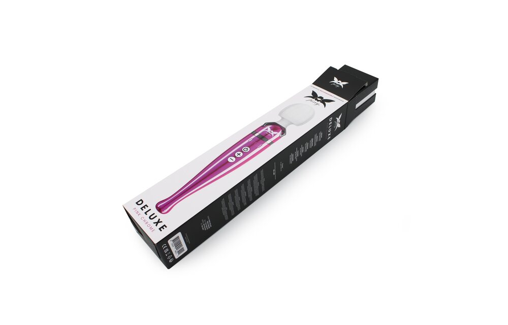 Pixey Deluxe Pink Wand Vibrator – Leistungsstark & wiederaufladbar