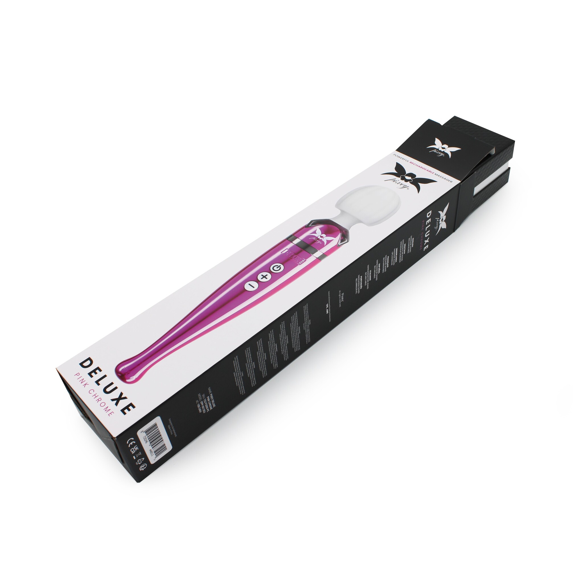 Pixey Deluxe Pink Wand Vibrator – Leistungsstark & wiederaufladbar