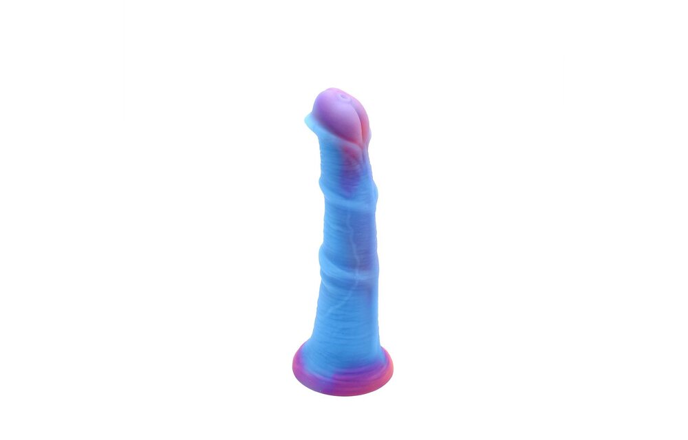 Dildo Monstar Glow II 18 cm – Glow in the Dark Silicone