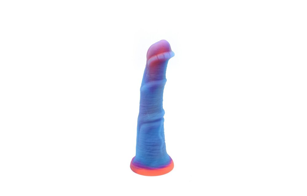 Dildo Monstar Glow II 18 cm – Glow in the Dark Silicone