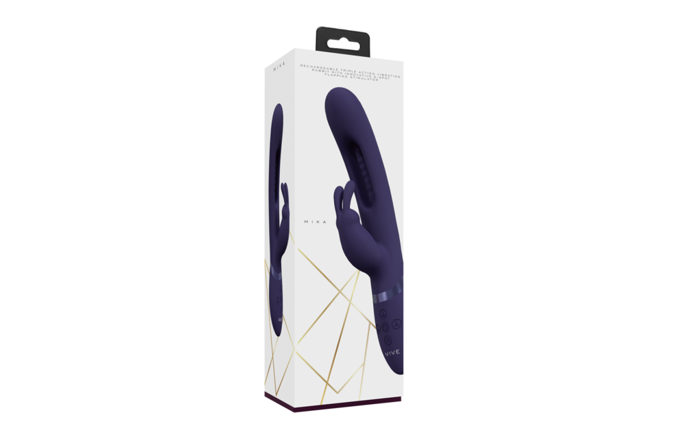 Mika Vibrerende Rabbit | 3 Motoren, USB, Waterdicht & Sterk