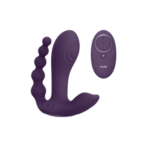 KATA Pulse Wave Vibrator Purple - Double Penetration & USB