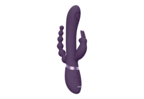 Rini - Pulse Wave  Vibrating Double Penetration Rabbit - Purple