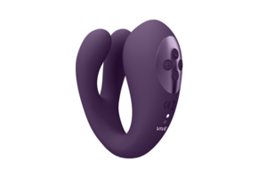 Yoko Triple Action Vibrator with Clitoral Pulse Wave - Purple