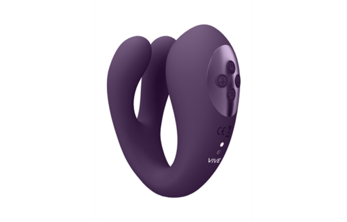 Yoko Triple Action Vibrator Paars – Krachtige Clitorale Pulsgolf