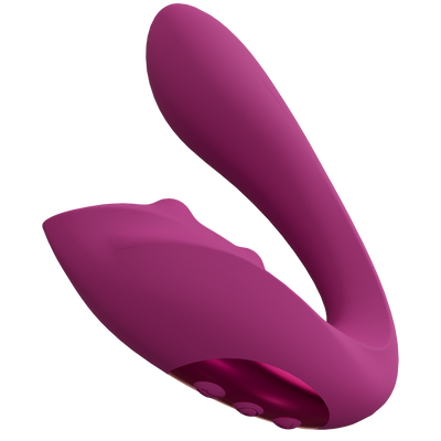 Yuki - Dual Motor G-Spot Vibrator with Massaging Beads - Roze