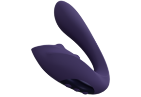 Yuki - Dual Motor G-Spot Vibrator with Massaging Beads - Purple