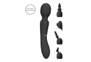 Nami - Pulse Wave  Vibrating Wand - Schwarz