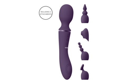 Nami Pulse Wave Vibrating Wand Paars – Ultiem Intiem Genot