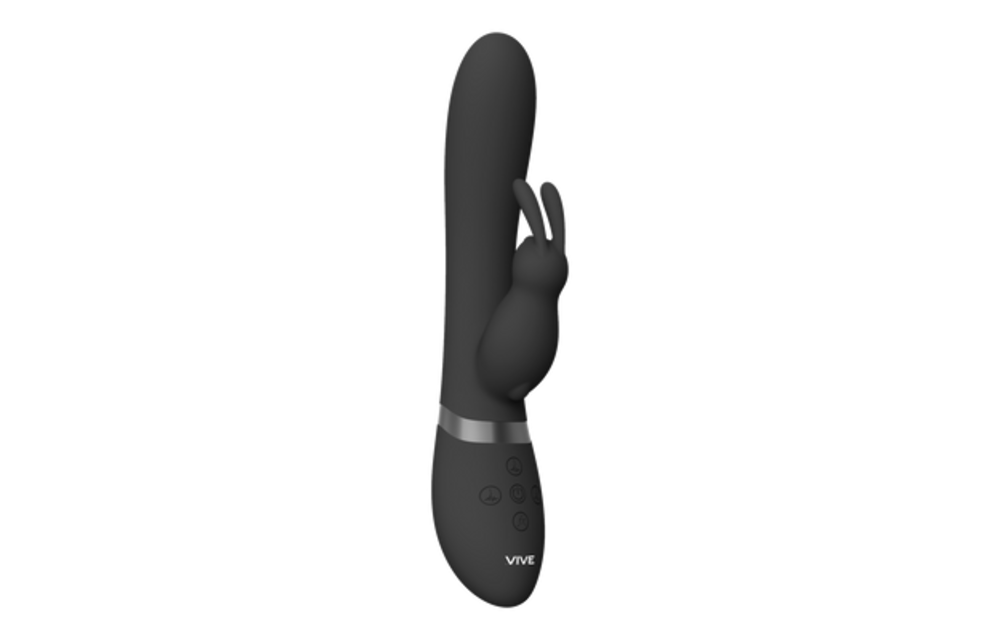 Taka Rabbit Vibrator Black – Inflatable & Stylish Pleasure