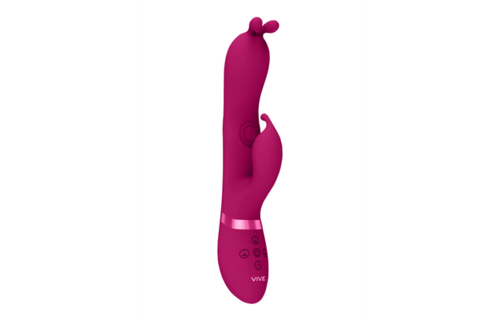 Vive Gada Pink Vibrating Bunny with G-Spot Pulsation