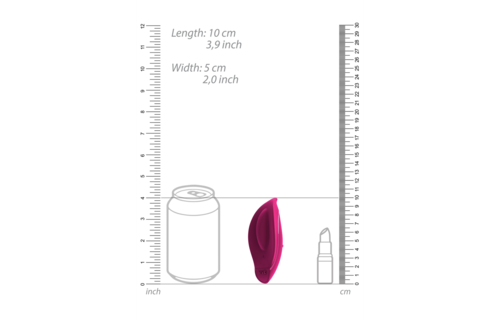 Minu Lay On Vibrator Pink | Luxurious, Waterproof & Rechargeable