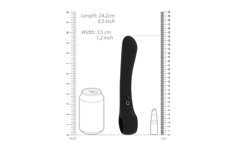 Ombra - Bendable Vibrator - Zwart
