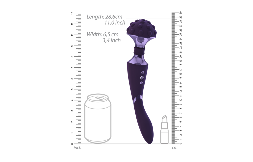 Shiatsu - Wand Vibrator - Lila