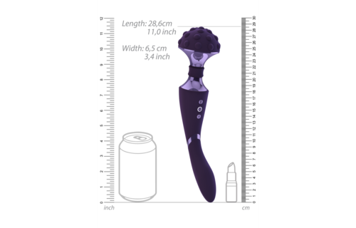 Shiatsu - Wand Vibrator - Lila